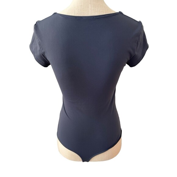 Free People Intimately Blue Short Sleeve Bodysuit Size Small - Picture 2 of 8